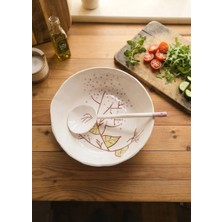 Senseoftouch Seramik Salata Kasesi El Yapımı