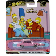 Hot Wheels Pop Culture Premium The Simpsons Family Car / Voiture Familiale Model Araba