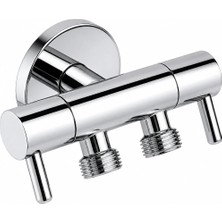 3/8" x 3/8" Çiftli Ara Musluk