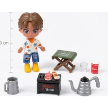 Kampçı Oyuncak Koleksiyonu Seti - Little Corner Mangal Ustası Kamp Figürü