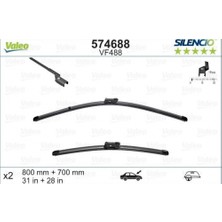 Maher Silecek Süpürgesi Takım Scenıc Iv 16SONRASI / G.scenıc Iv 16SONRASI / 3008 09-16 Aerotwın A501S (800+680MM) (Oem No: 642385)