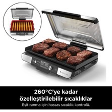 Ninja Sizzle Pro Xl Indoor Grill Izgara Makinesi, 1790 W, 260°C Yüksek Isı, Protemp Iq, Seramik Kaplama, Çıkarılabilir Plakası, Plancha Düşük Dumanlı