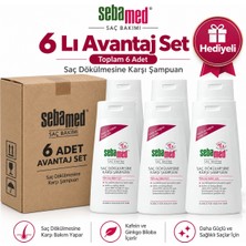 Sebamed Şampuan 400ML Saç Dökülmesine Karşı (Tüm Saç Tipleri Için) (6 Lı Set) 2.4 Lt + Hediyeli