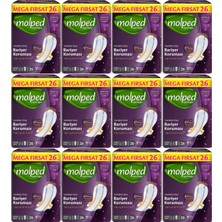 Molped Süper Night Hijyenik Ped Süper Gece 312 Adet Mega Fırsat Pk
