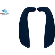 Kaya Plastik Kapı Iç Kolçak Kapak Takım R-L Siyah Fluence-Megane 3 Kaya Plastık 809540001R/ 809600007R