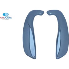 Kaya Plastik Kapı Iç Kolçak Kapak Takım R-L Krom Fluence-Megane 3 Kaya Plastık 809540011R/ 809600017R