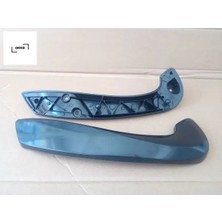 Kapı Iç Çekme Kolu Sol Megane 3-Fluence Komple: Alt Yuva ve Dış Kapağı Set Kolçağı Dış Grosse 809540001R