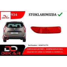 Tampon Reflektörü L Logan Mcv 09> Lodgy 13> Dokker 13> Express 21> Dekar 8200751779