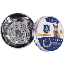 Pawde Luxe Kediler ve Kucuk Irk Kopekler Için 8 Aylık Korumalı Pire ve Kene Tasması