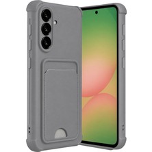 Uray Store Samsung Galaxy A17 5g Kelvin Kartvizitli Silikon - Gri