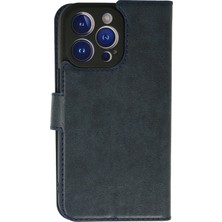 Uray Store Apple iPhone 12 Pro Max Kılıf Trend S Plus Kapaklı Kılıf - Lacivert