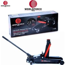 Hidrolik Kriko 2.5 Ton Düşük Profil Uzun Şase Garaj Ekipmanları Hırdavat Worldforce