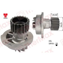 Devirdaim Su Pompası Chevrolet Aveo Kalos 1.4l F14D T200 T250 T255 06- / Lacettı 1.4l 1.6l Klan 05- Thermax 96182871/ 96352650/ 96872702/ 96930074