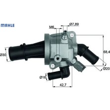 Termostat Komple G852.88 Albea-Doblo-Palıo-1.3 Corsa C-Combo-Merıva 1.3 Cdtı Mşrlü 88C TI153.88 Mahle 1338841/ 55180041/ 6338022/ 93177343