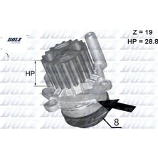 Devirdaim Crafter-T6-A3-Jetta-Caddy-Polo-Passat 1.2-1.6-2.0 Tdı Cayb/c/d-Caab/c-Ckub-Cffb-Cfwa-Caga Dolz 03L121011/ 03L121011J/ 03L121011P