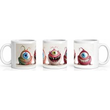 PayBuy Seramik Kupa Fantastik Yaratık Portreler Baskılı 300 ml Hediyelik Özel Tasarım Özel Tasarım Ofis