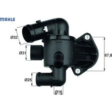 Termostat Komple Passat-Scırocco 09 > 2.0 Tdı 87C Mahle 03L121111AC/ 03L121111M