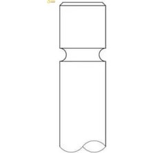 Subap Emme Egzoz Tmpr-Uno-Slx 1.6 8V 0.50 In-4/ex-4 Güneş 7617500/ 5973128