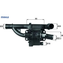 Termostat Yuvası Komple Peugeot 206-207-307-308-407-1007-3008-5008-PARTNER Tepe-C2-C3-C4-C5 Iı Focus Mahle 1336.AF/ 9M5Q8A586BA/ 1675627