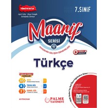 Palme Yayınları 7. Sınıf Maarif Serisi Türkçe Haftalık Deneme 40 Föy