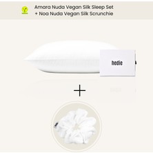 Amara Sleep Set %100 Cupro Vegan Ipek Uyku Seti - Anti-Aging Yastık Kılıfı & Scrunchie