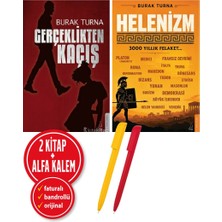 Destek Yayınları Alfa Kalem+ Burak Turna 2 Kitap Set (Helenizm+Gerçeklikten Kaçış) Araştırma Destek