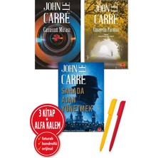 Kırmızı Kedi Yayınevi Alfa Kalem+ John Le Carre 3 Kitap Set (Sahada Ajan Yönetmek+Cinayetin Parıltısı+Casusun Mirası)