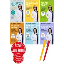 Kronik Kitap Alfa Kalem+ Ayşegül Çoruhlu 6 Kitap Set (Kuantum Mitokondriyal Beslenme+Sirkadiyen Beslenme+Her