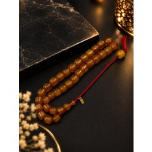 Linea Craft Lineacraft Omari Osmanlı Benzetme Kapsül Kesim Bal Sarısı Sıkma Kehribar Tesbih (10X11 Mm)