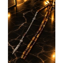 Linea Craft Lineacraft Alpaka Mermi Uçlu Sedefli Çekoslavak Kahve Beyrut Tesbih (7X11 Mm)