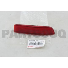 Maher Toyota Avensis 2010-2012 Arka Tampon Reflektörü Sol (Oem No: 81920-13022)