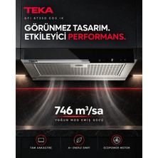 Teka - Integra Gfı 67350 Eos Ix - Gömülebilir Aspiratör - 746 M³/h - Inox - 54 cm - 113110002