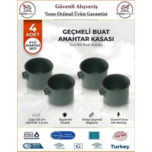 Trendhomm Anahtar Kasası - Geçmeli Sıva Altı - 4 Adet