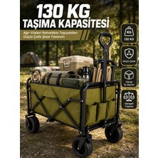 Pileli Store Kamp, Piknik, Plaj ve Alışveriş Için Çok Amaçlı Katlanabilir Wagon
