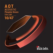 Black Smith Blacksmıth Aot APB-1047 Phosphor Bronze Extra Lıght Akustik Gitar Teli