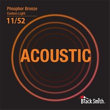 Black Smith Blacksmıth PB-1152 Custom Lıght Phosohor Bronze Akustik Gitar Teli