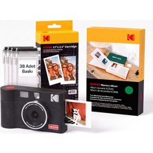 Kodak Mini Shot 2 Era Filmli Fotoğraf Makinesi + 30'lu Baskı Seti + Fotoğraf Albümü ( Yeşil )