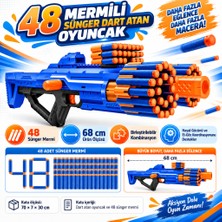 Oyunca Berzerko 48 Mermili Sünger Dart Atan Silah 68 cm