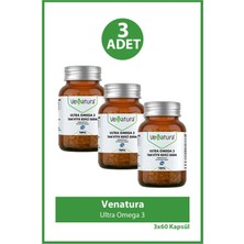 Venatura Ultra Omega 3 60 Kapsül 3 Adet