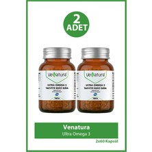 Venatura Ultra Omega 3 60 Kapsül 2 Adet