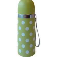 Budi Sema Baby Puantiyeli Bebek Termosu 350 ml - Yeşil