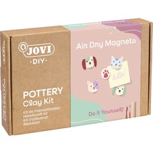 Jovi 2702 Dıy Air Dry Magnets Modelleme Kiti - Havayla Kuruyan Kil Evcil Hayvan Magnet Kiti 29 Parça