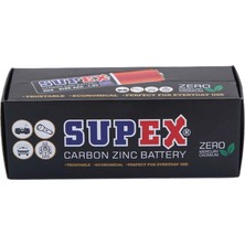 Elektronikçim Supex R6 1.5 Volt Çinko Karbon Aa Kalem Pil 60’lı Kalem Pil