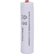 Elektronikçim Supex 2000MAH 2.4V Nicd 2’li Üstüste Şarjlı Süpürge Pili