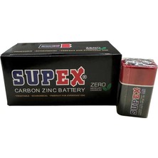 Elektronikçim Supex 6F22 9 Volt Pil 12 ’li Paket