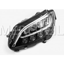 Depo Mercedes C Class (2019 Yılında Çıkan Kasa) Far Sol Statık LED (Oem No: A2059065404)