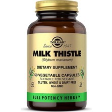Solgar Milk Thistle 100 Mg 100 Adet Vegan Uyumlu Bitkisel Kapsül Güvenli Kullanım Talimatları