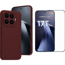 Coolacs Xiaomi Mi 17T Pro ile Uyumlu Soft Yumuşak Telefon Kılıfı ve 5d Tam Kaplayan Cam Ekran Koruyucu