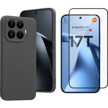 Coolacs Xiaomi Mi 17T ile Uyumlu Soft Yumuşak Telefon Kılıfı ve 5d Tam Kaplayan Cam Ekran Koruyucu