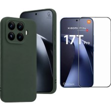 Coolacs Xiaomi Mi 17T Pro ile Uyumlu Soft Yumuşak Telefon Kılıfı ve 5d Tam Kaplayan Cam Ekran Koruyucu